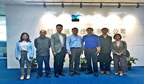 南京師范大學(xué)閭國年教授，親臨飛燕航空遙感進(jìn)行技術(shù)交流